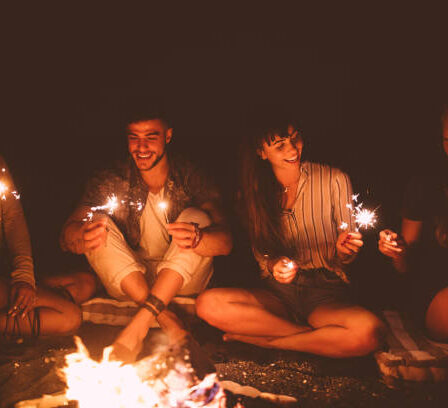 Speisen am Feuer